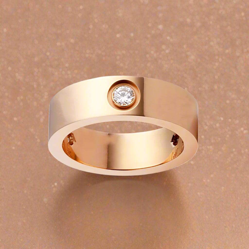 Zircon Love Ring