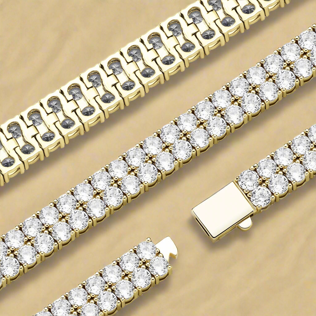 Copper Micro Inlaid Zircon Bracelet