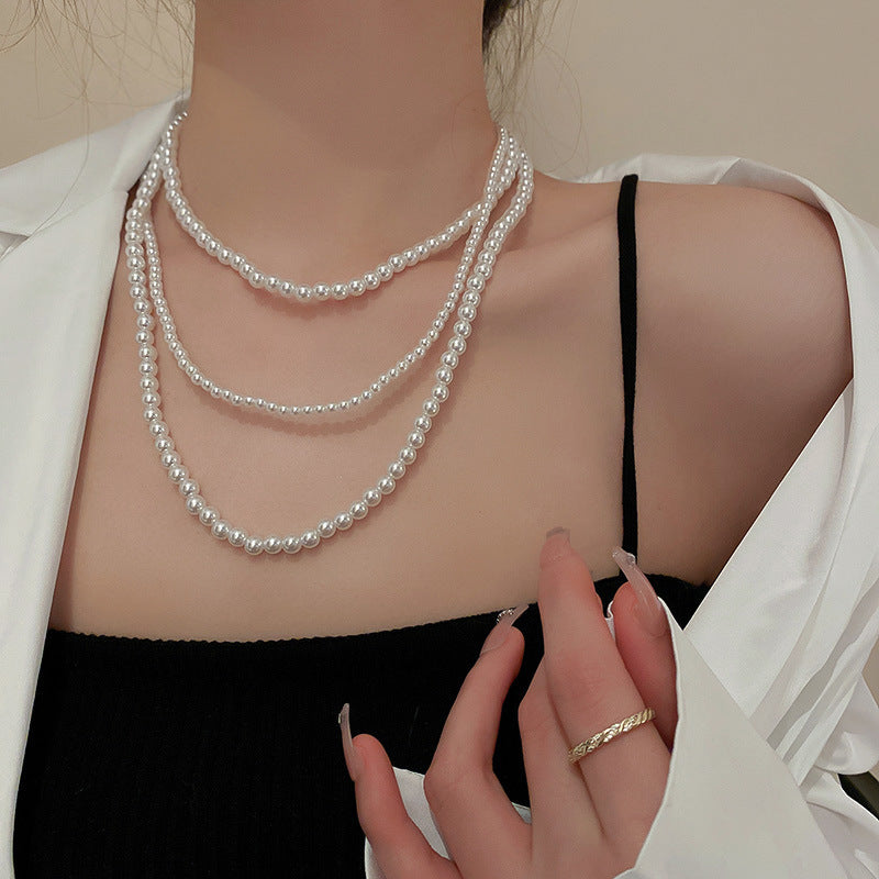 Luxury Long Pearl Necklace