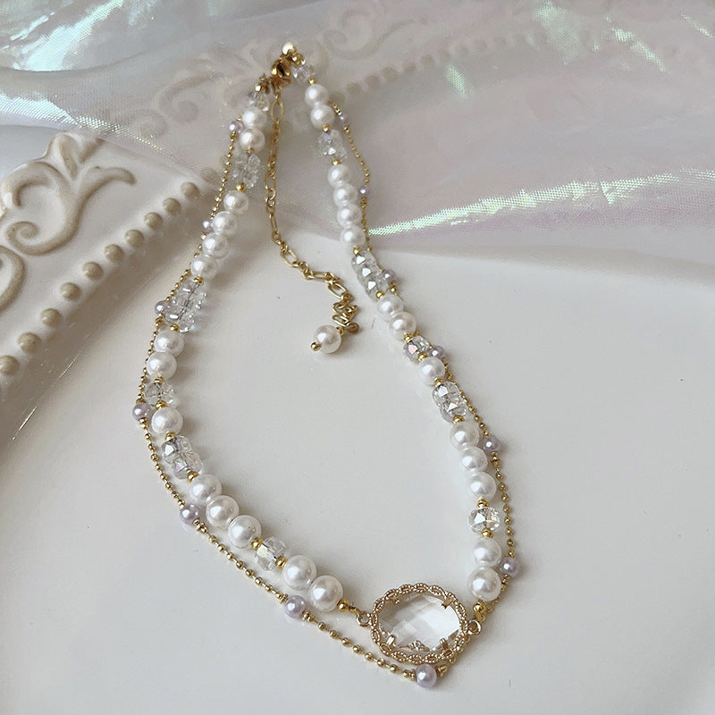 Luxury Long Pearl Necklace