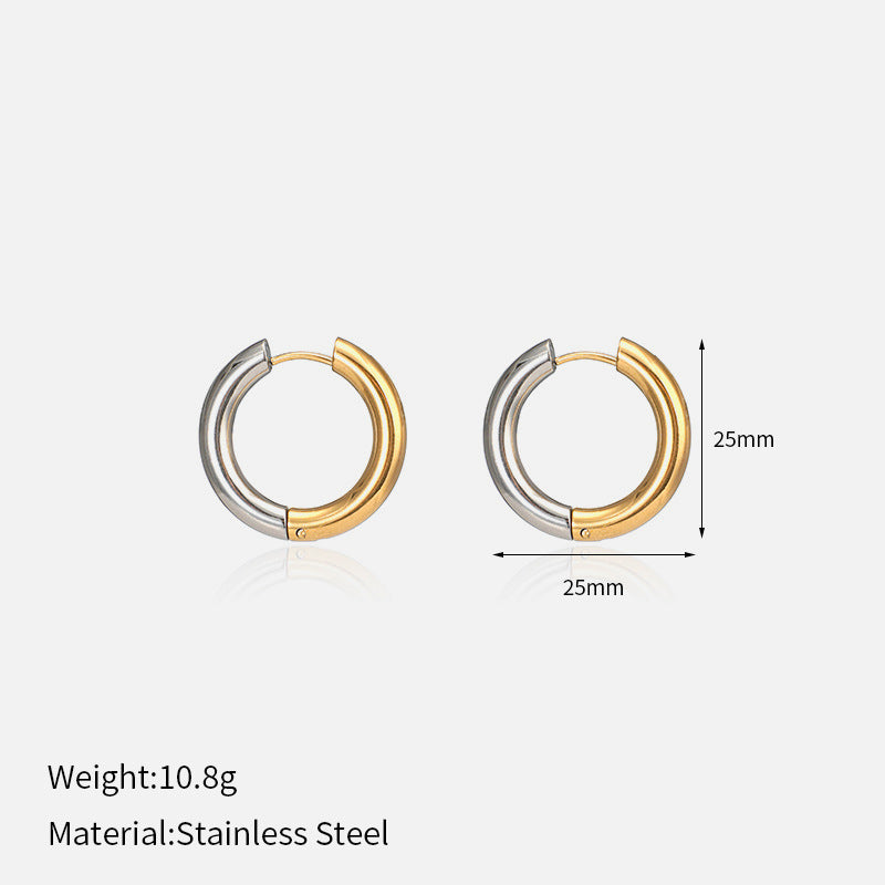 Minimalist Gold Hoop Earrings