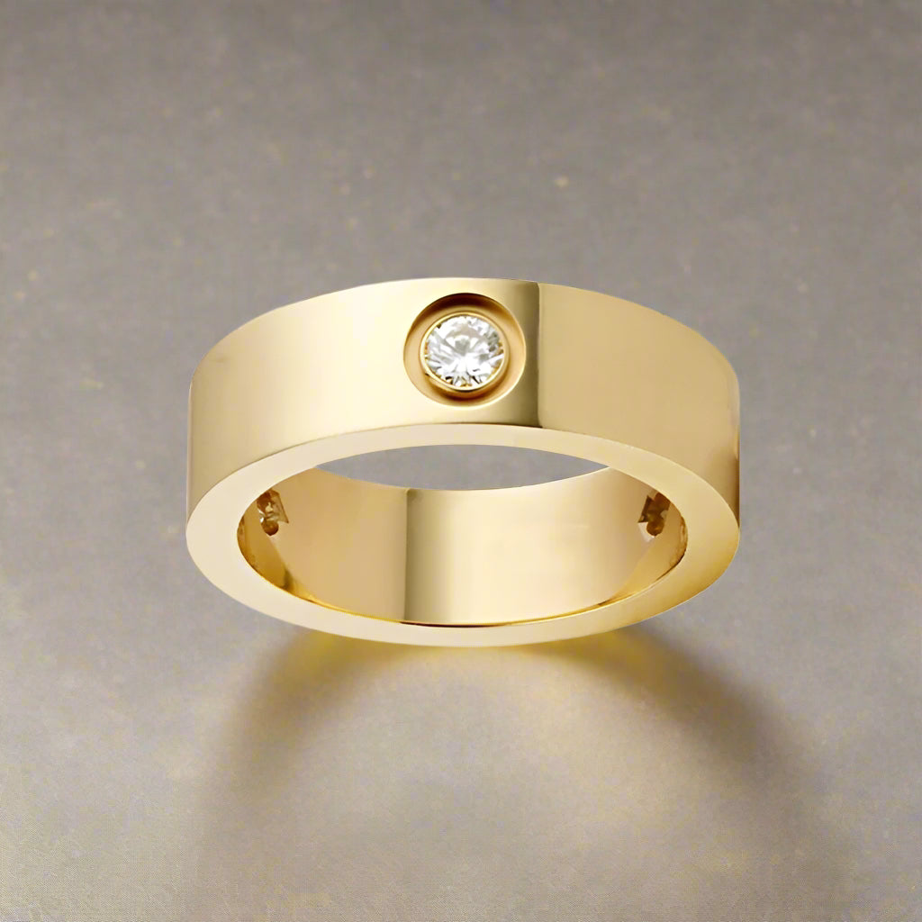 Zircon Love Ring