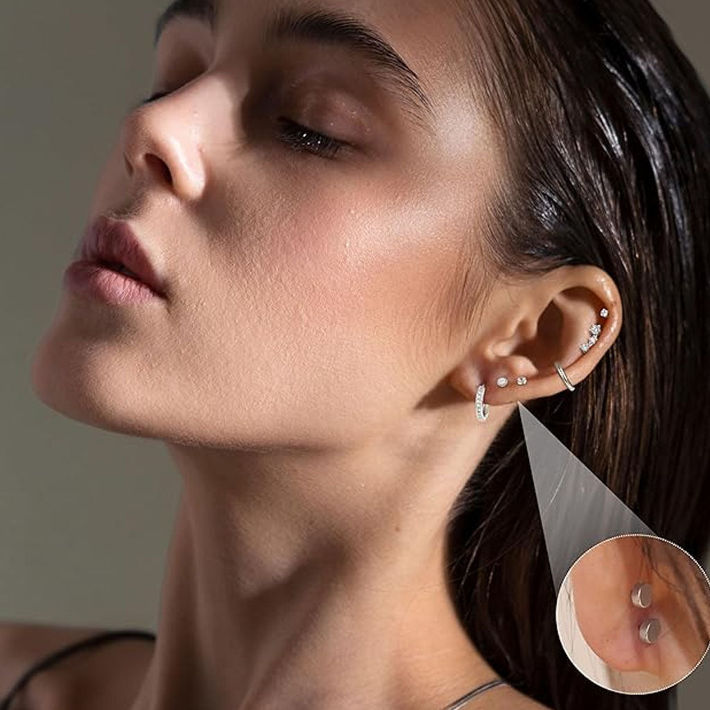 Multi Flat Back Earring