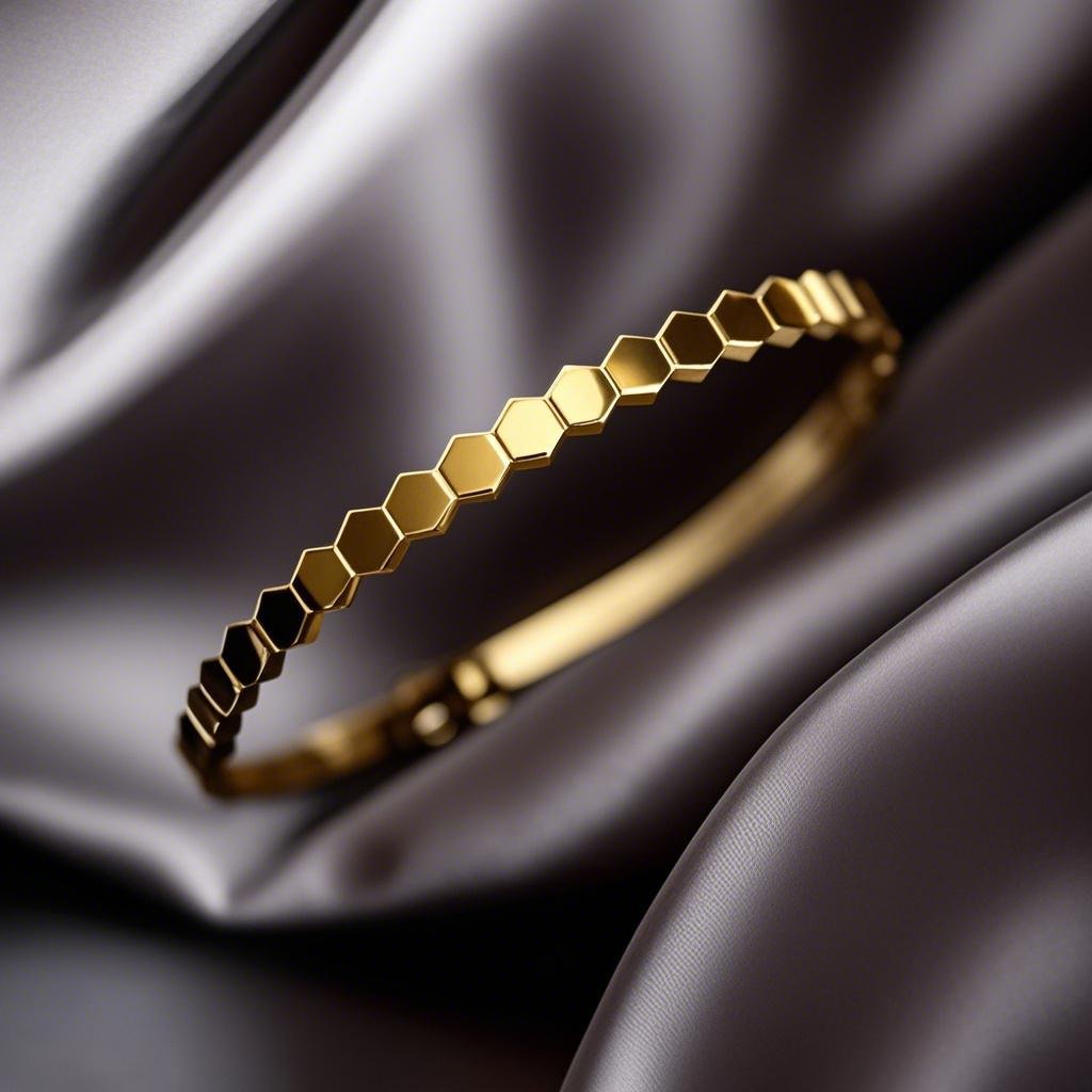 Elegant Honeycomb Bracelet