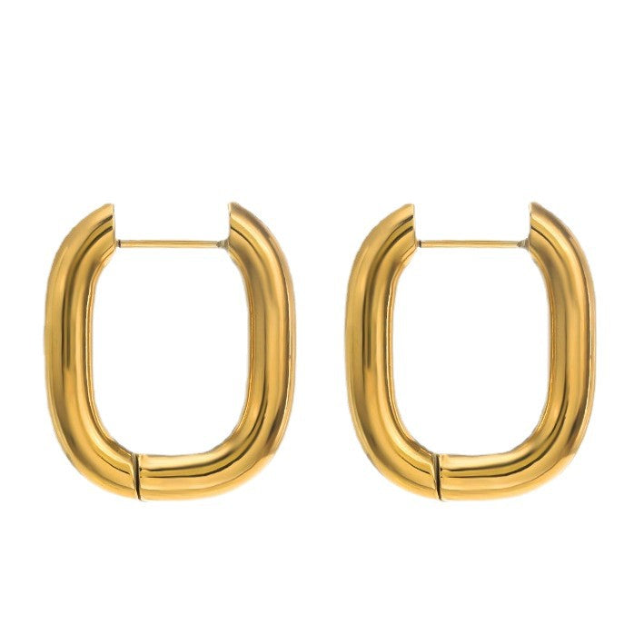Minimalist Gold Hoop Earrings