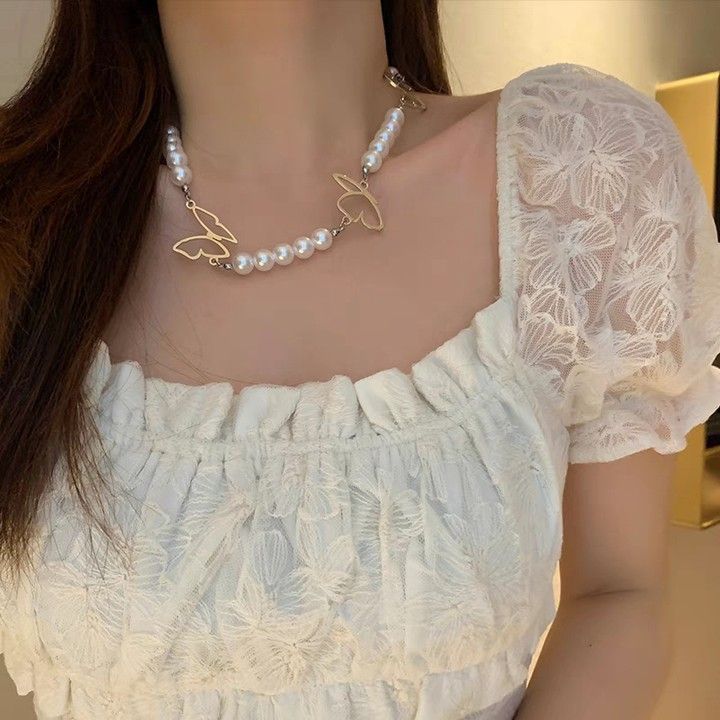 Luxury Long Pearl Necklace