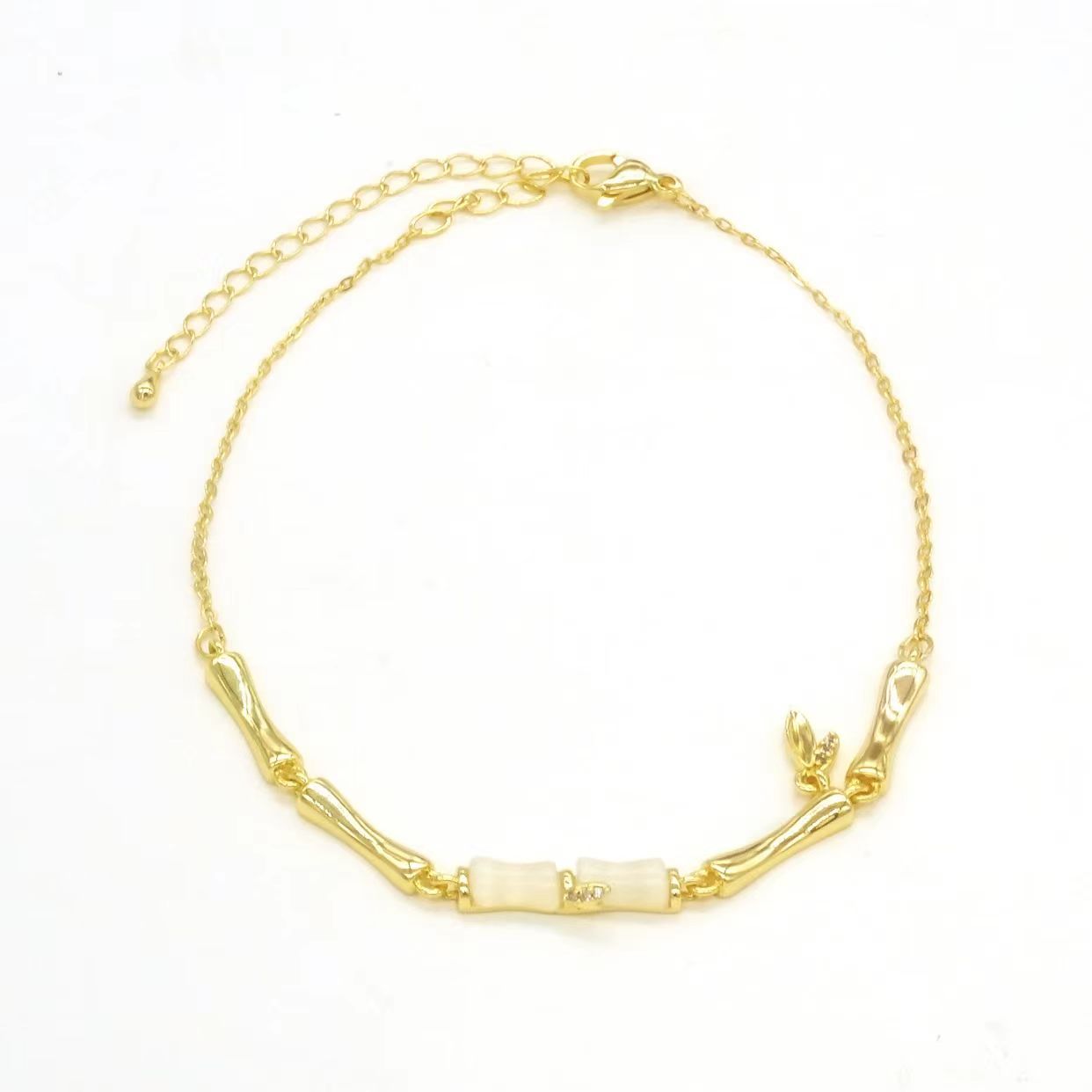 Bamboo Anklet and Bracelet