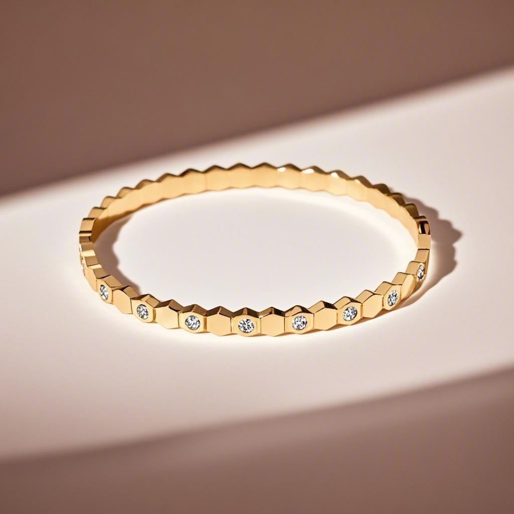 Elegant Honeycomb Bracelet