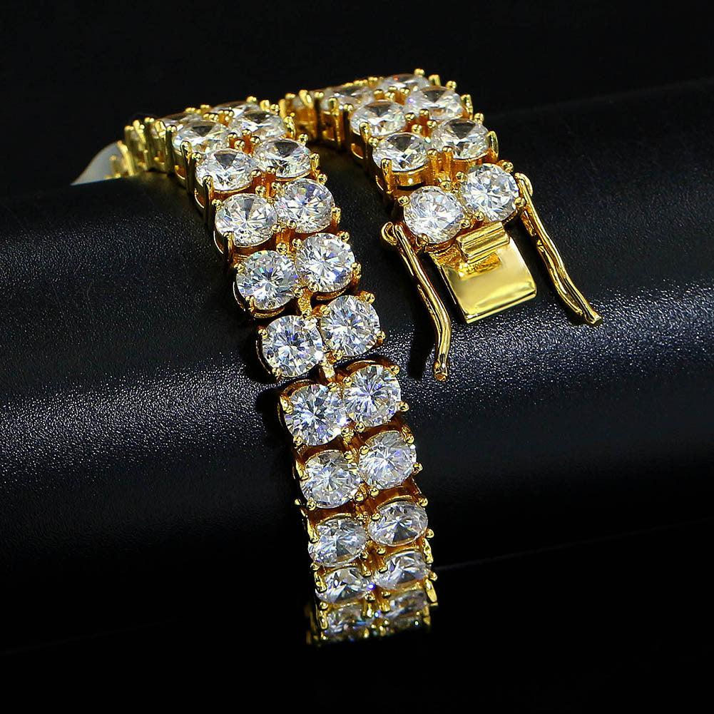 Copper Micro Inlaid Zircon Bracelet