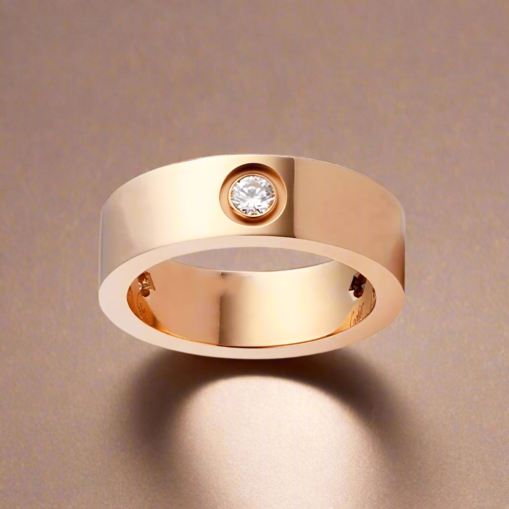 Zircon Love Ring