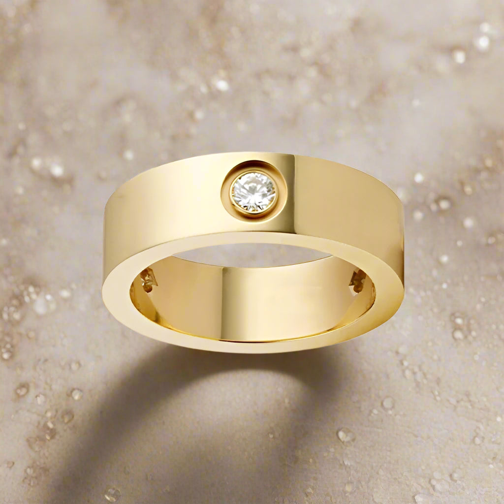 Zircon Love Ring