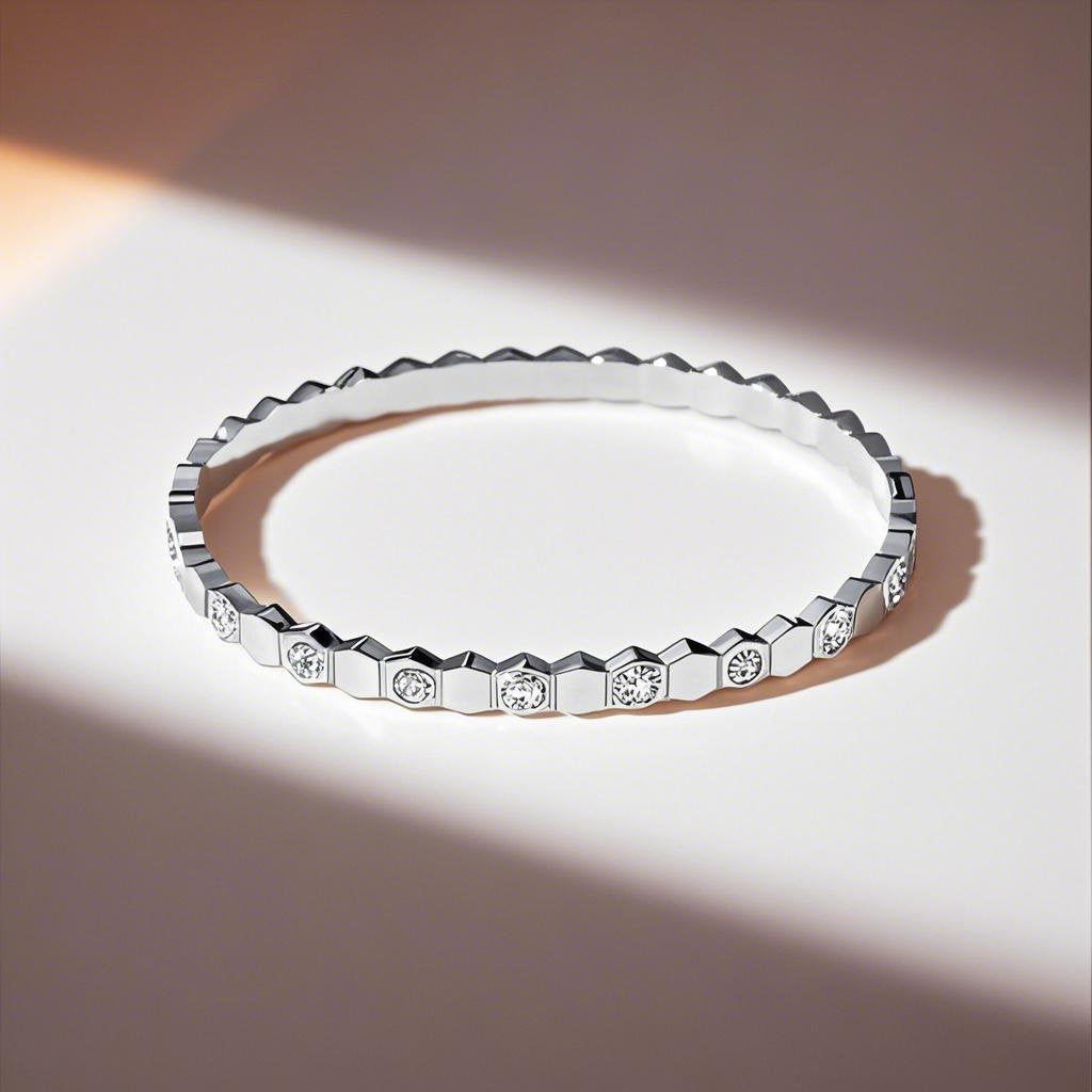 Elegant Honeycomb Bracelet