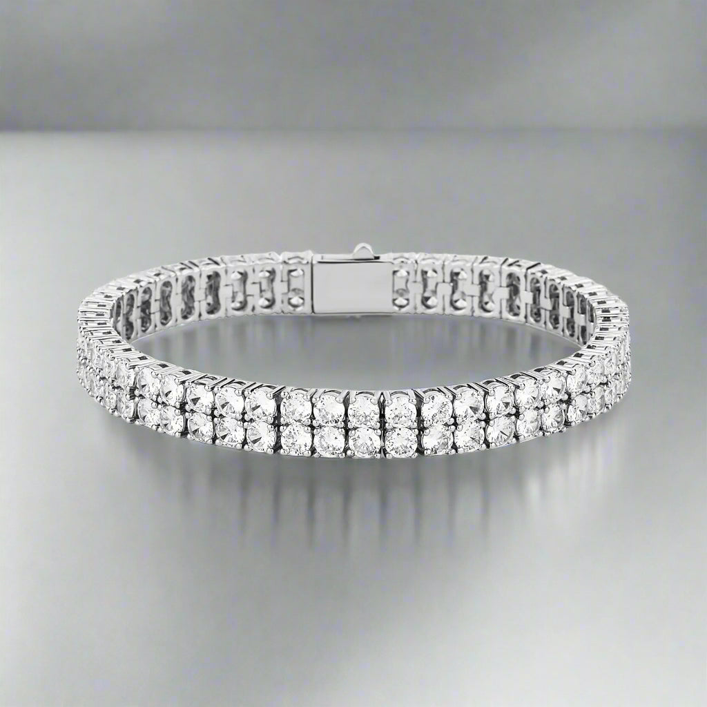 Copper Micro Inlaid Zircon Bracelet