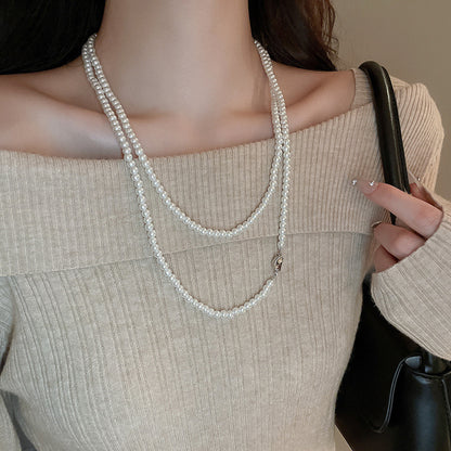 Luxury Long Pearl Necklace