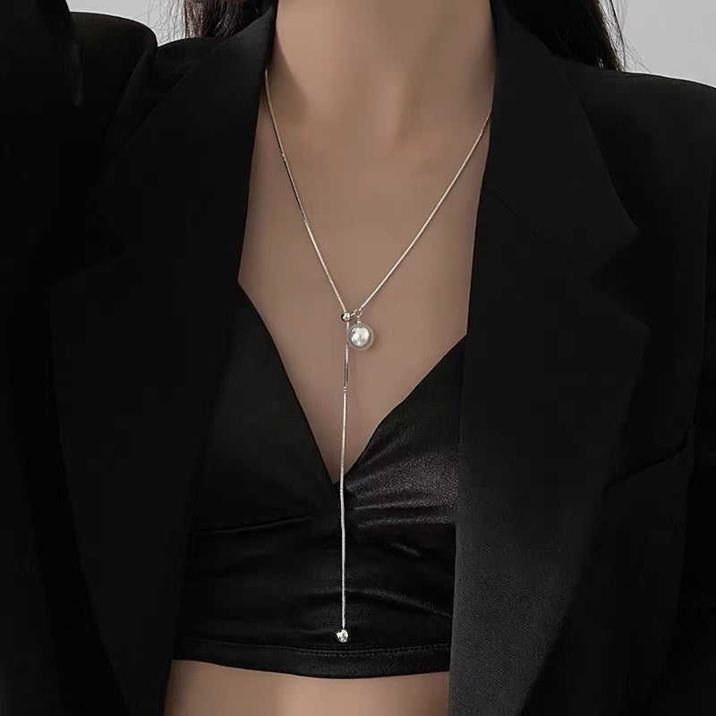 Luxury Long Pearl Necklace
