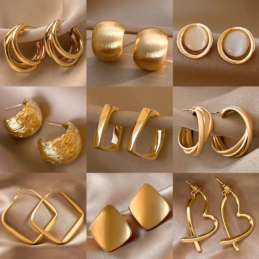 Gold Vintage Earrings