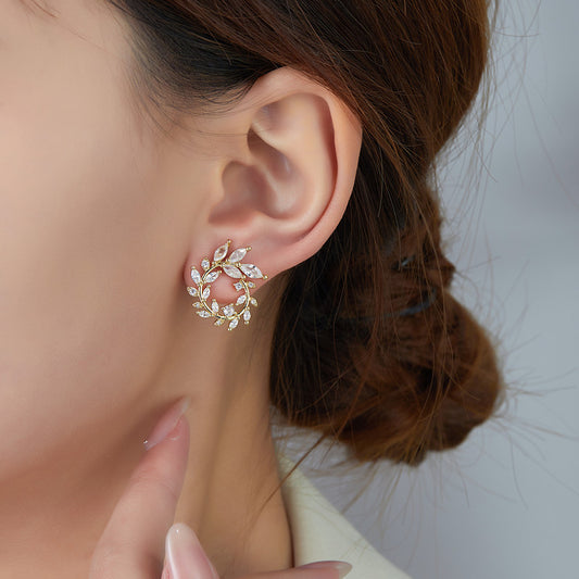 Roman Crown Earrings