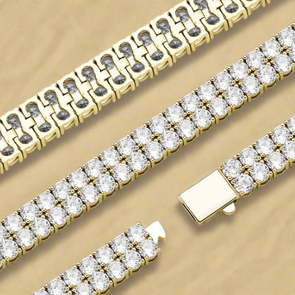 Copper Micro Inlaid Zircon Bracelet
