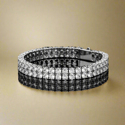 Copper Micro Inlaid Zircon Bracelet