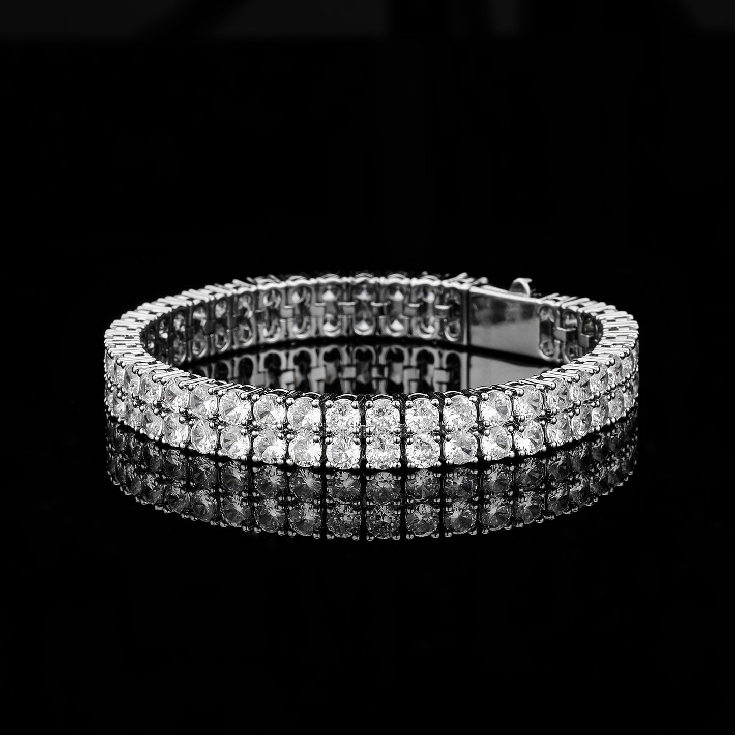 Copper Micro Inlaid Zircon Bracelet