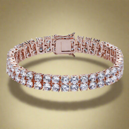 Copper Micro Inlaid Zircon Bracelet