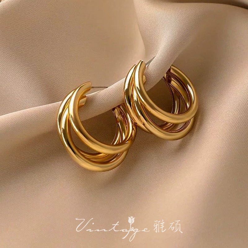Gold Vintage Earrings
