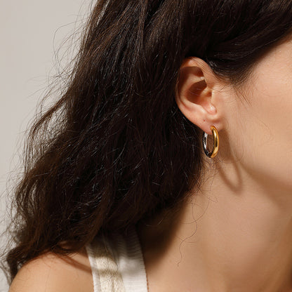 Minimalist Gold Hoop Earrings