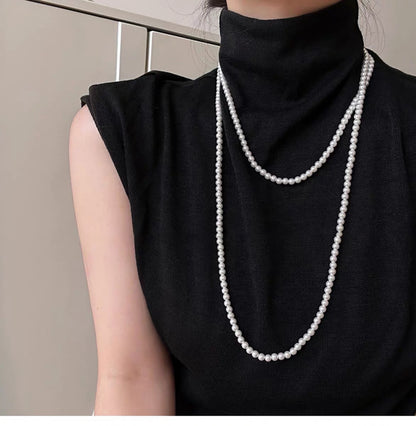 Luxury Long Pearl Necklace