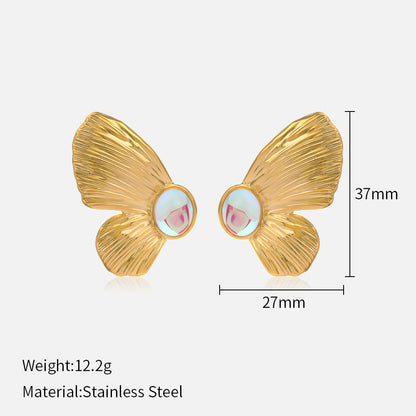 Butterfly Gold Earrings