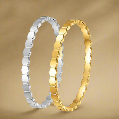 Elegant Honeycomb Bracelet