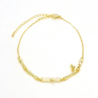 Bamboo Anklet and Bracelet