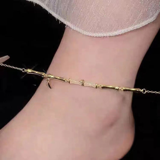 Bamboo Anklet and Bracelet