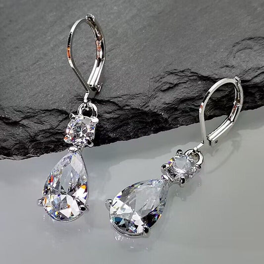 Independent website Amazon new products European and American fashion drop-shaped earrings ins Korean version of Haoshi earrings