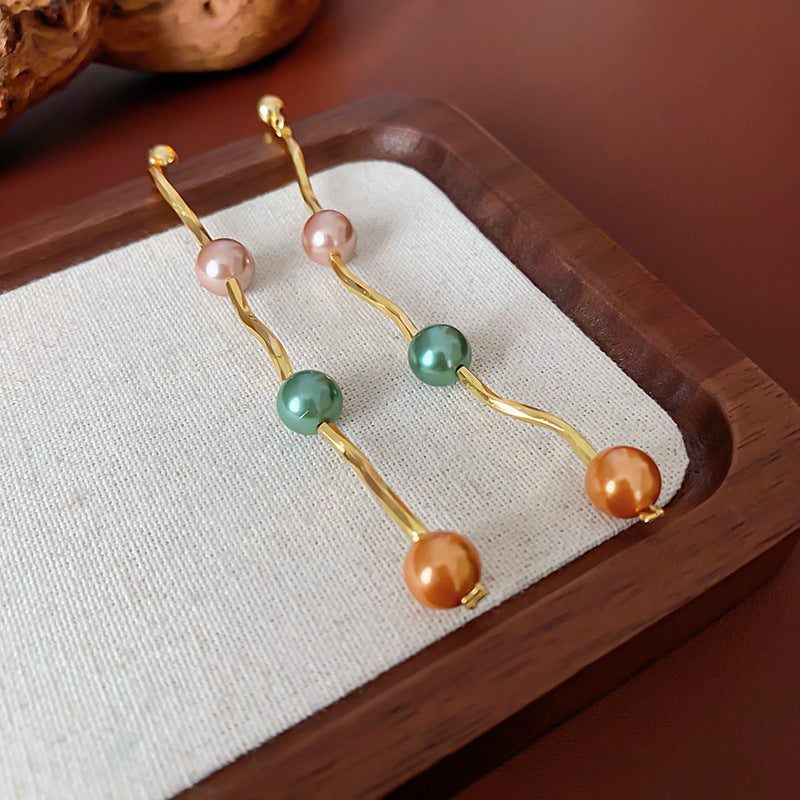 Modern Delicate Dangle Earrings